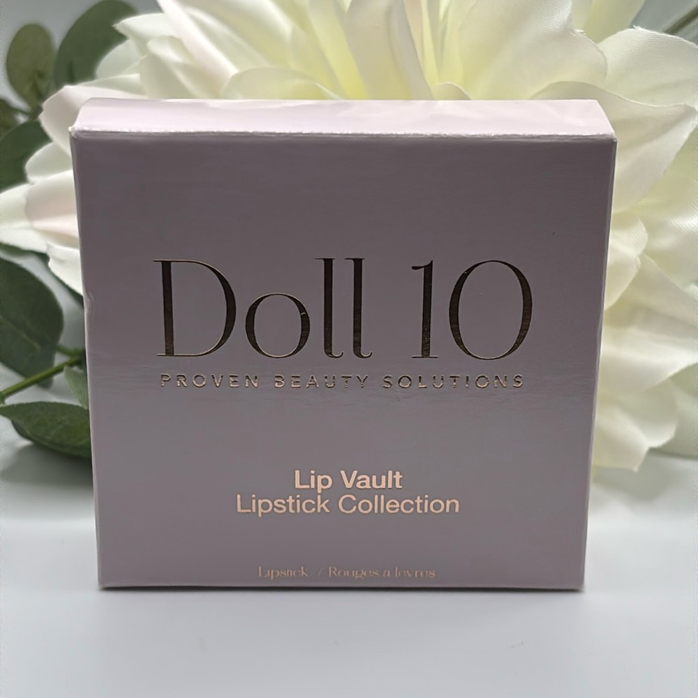Doll 10 Lip Vault Lipstick 4-Piece Set ~ Good Kisser, So Chic, Enticing, Charmed